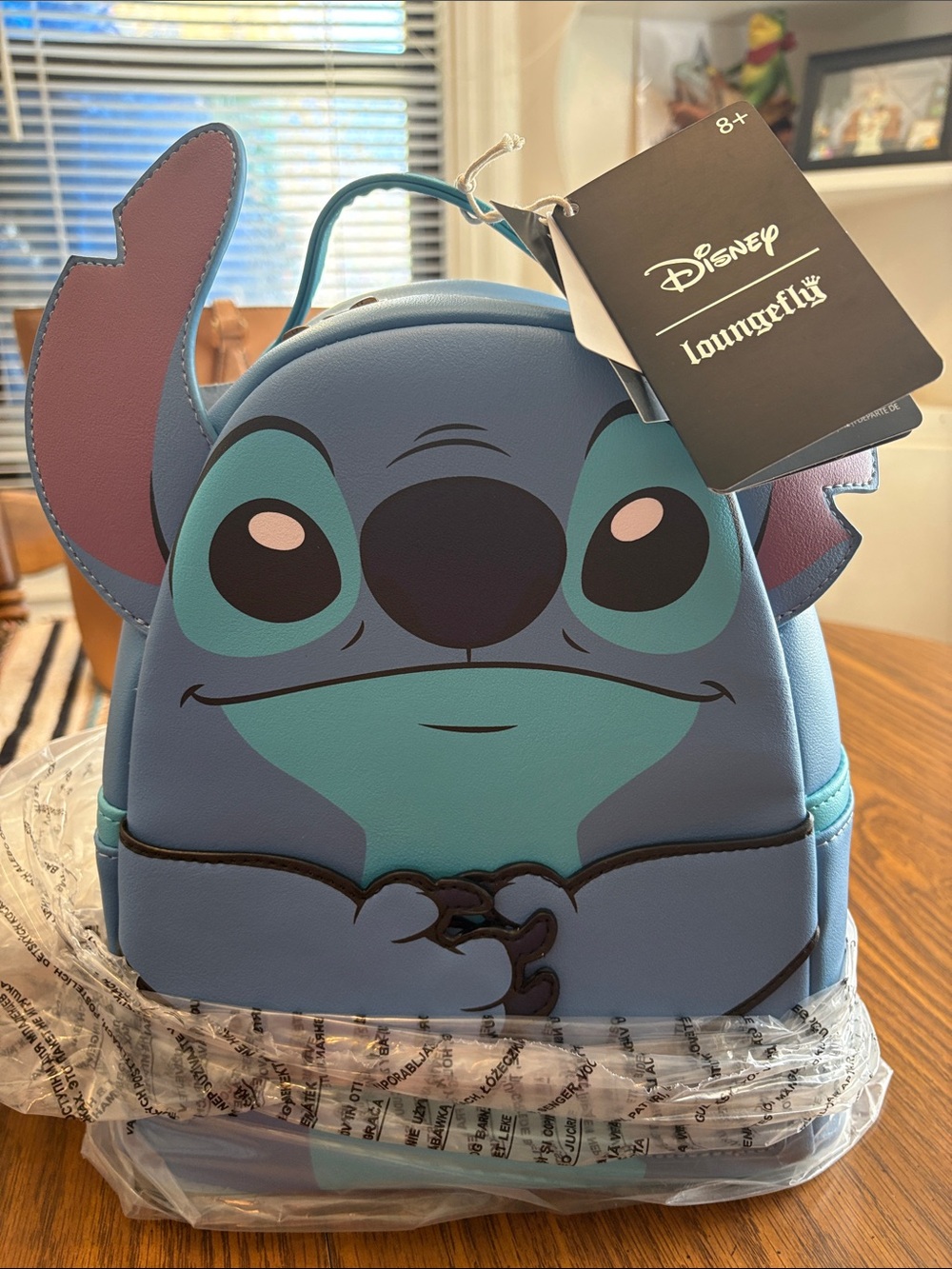Loungefly Disney Stitch Character Mini Backpack in Blue and Teal